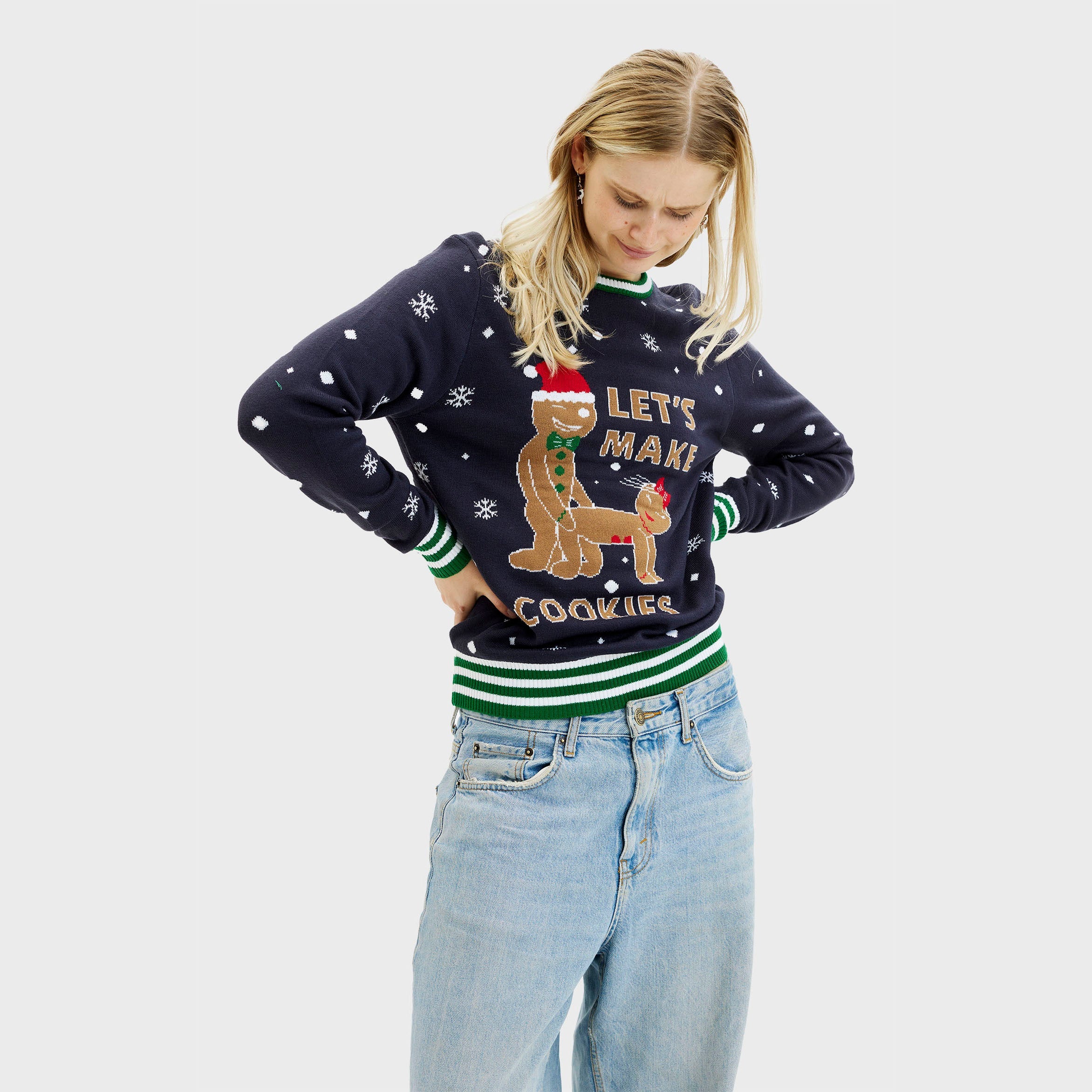 Julekage julesweateren - Dame